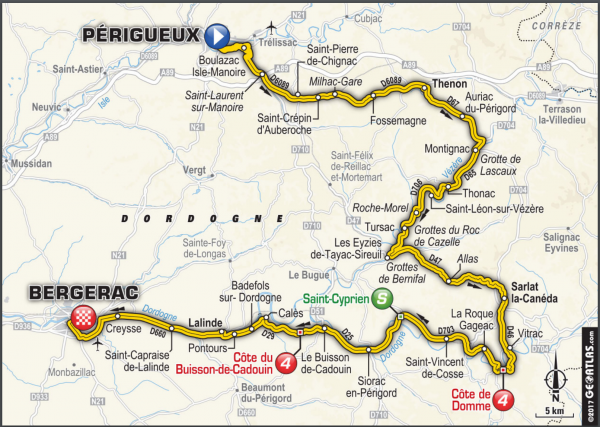 Tour de France - Etape 10 - Départ de Périgueux